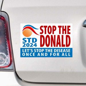 Anti Trump Bumper sticker | Democratic Political Gift