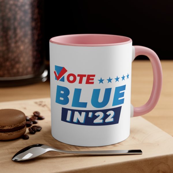 Vote-Blue-in-22-Coffee-Cup | Pink