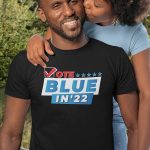 Vote-Blue-in-22-Black-Tshirt