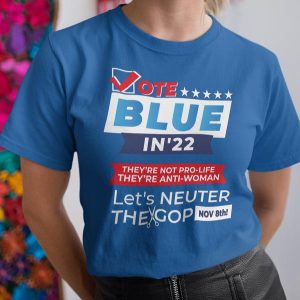 Unisex Pro Choice T-Shirt | Vote Blue in 22