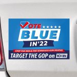 Target the GOP Sticker | Anti Gun Bumper Sticker | Blue in 22