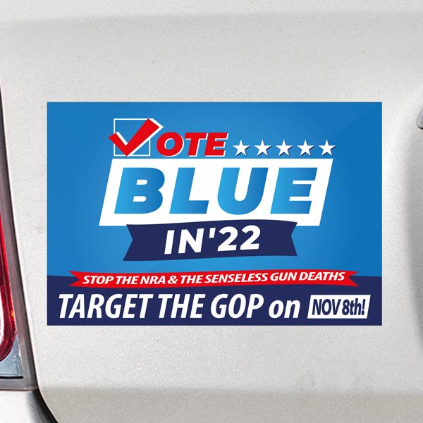 Target the GOP Sticker | Anti Gun Bumper Sticker | Blue in 22