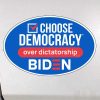 Choose Democracy over dictatorship car, fridge and truck magnet - better than a sticker